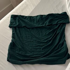 Dark Green Tube Top medium, worn once